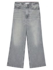 Tommy Hilfiger Jeansy Mabel KG0KG08647 Szary Wide Leg. Szare jeansy dziewczęce Tommy Hilfiger, bez wzorów, z bawełny. Za 189.99 zł.
