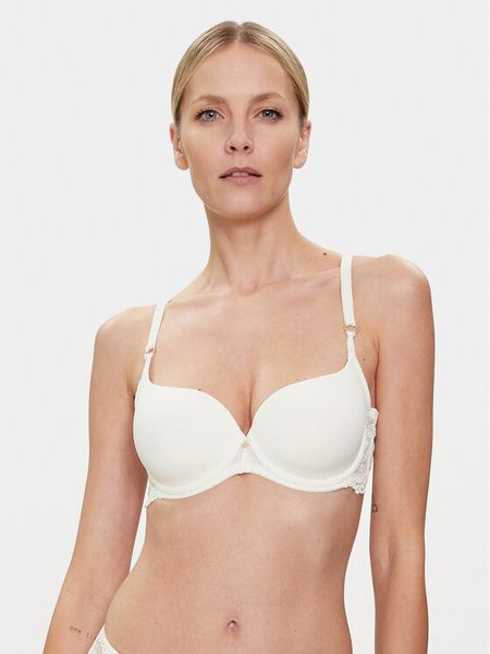 Selmark Biustonosz z fiszbiną Matilda 31127 Biały. Białe biustonosze Selmark, bez wzorów, z syntetyku. Za 159.99 zł.