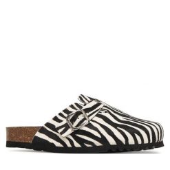 Klapki Scholl. Klapki damskie Scholl, bez wzorów, bez obcasa, bez zapięcia. Za 589.99 zł.