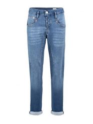 Herrlicher Dżinsy - Slim fit - w kolorze niebieskim rozmiar: W28. Niebieskie jeansy damskie Herrlicher, z podwyższonym stanem. Za 131.74 zł.