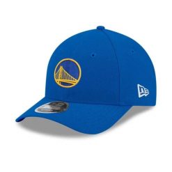 Czapka z daszkiem New Era 9FORTY Golden State Warriors NBA Team M-Crown 60755491. Niebieskie czapki z daszkiem damskie New Era, bez wzorów. Za 125.35 zł.