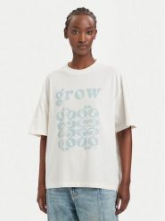BOSS T-Shirt Eboys 50566831 Kremowy Relaxed Fit. Białe t-shirty damskie Boss, m, bez wzorów, z bawełny, bez kołnierzyka. Za 254.99 zł.