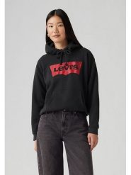 Levi's Bluza w kolorze czarnym rozmiar: M. Czarne bluzy damskie Levi's, m, bez wzorów, z kapturem. Za 130.81 zł.