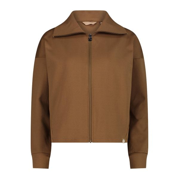 Kurtka damska z zamkiem z przodu CMP. Brązowe kurtki damskie CMP, bez kołnierzyka. Za 304.50 zł.