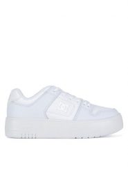 DC Shoes Sneakersy MANTECA 4 PLATFORM ADJS100156-WW0 Biały. Białe obuwie sportowe damskie DC Shoes, ze skóry, bez zapięcia. Za 259.99 zł.