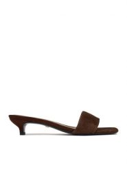 GINO ROSSI Klapki EO-V2229-111-5 Brązowy. Brązowe klapki damskie Gino Rossi, bez wzorów, ze skóry, bez obcasa, bez zapięcia. Za 299.99 zł.