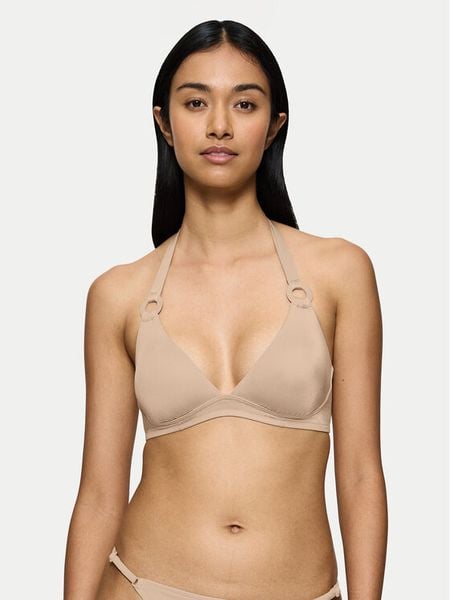 Triumph Góra od bikini Midnight 10222210 Beżowy. Brązowe bikini Triumph, bez wzorów, z syntetyku. Za 75.00 zł.