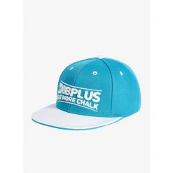 Czapka z daszkiem 8b+ Snapback Cap Eat More Chalk - blue/white. Niebieskie czapki z daszkiem damskie 8BPLUS, bez wzorów. Za 91.99 zł.