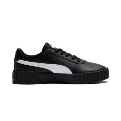 Sneakersy damscy Puma Carina 3.0. Czarne obuwie sportowe damskie Puma, z materiału, bez zapięcia, tenisowe. Za 281.50 zł.