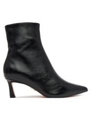 Steve Madden Botki Lulah 11003282 Czarny. Czarne botki damskie Steve Madden, ze skóry, bez obcasa, na szpilce, bez zapięcia. Za 639.99 zł.