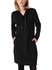 Timezone Sukienka dresowa w kolorze czarnym rozmiar: M. Czarne sukienki damskie Timezone, bez wzorów, z dresówki, bez ramiączek. Za 121.80 zł.