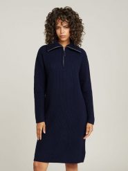 G-Star Sukienka w kolorze granatowym rozmiar: XL. Niebieskie sukienki damskie G-Star, bez wzorów, z wełny, retro, bez ramiączek. Za 252.95 zł.