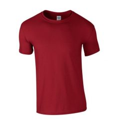 Koszulka Softstyle Dla Dorosłych Unisex. Czerwone bluzki damskie GILDAN, xl, bez wzorów, sportowe, bez kołnierzyka, bez ramiączek. Za 29.99 zł.