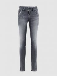 LTB Dżinsy "Molly M" - Slim fit - w kolorze szarym rozmiar: W27/L36. Szare jeansy damskie LTB. Za 79.03 zł.
