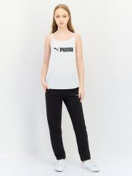 Puma Top w kolorze białym rozmiar: S. Białe koszulki sportowe damskie Puma, s, bez wzorów, bez ramiączek. Za 74.11 zł.