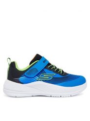 Skechers Sneakersy Microspec Advance 403926N/BLLM Niebieski. Niebieskie buty sportowe chłopięce Skechers, z materiału, bez zapięcia. Za 129.99 zł.