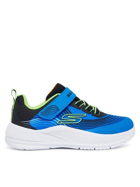 Skechers Sneakersy Microspec Advance 403926N/BLLM Niebieski. Niebieskie buty sportowe chłopięce Skechers, z materiału, bez zapięcia. Za 129.99 zł.