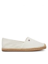 Tommy Hilfiger Espadryle Flag Canvas Espadrille FW0FW08541 Écru. Brązowe espadryle damskie Tommy Hilfiger, bez wzorów, z materiału, bez obcasa. Za 149.99 zł.