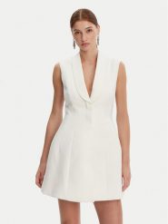 BARDOT Sukienka koktajlowa 59724DB Écru Regular Fit. Sukienki damskie Bardot, bez wzorów, z syntetyku, wizytowe, bez ramiączek. Za 499.99 zł.
