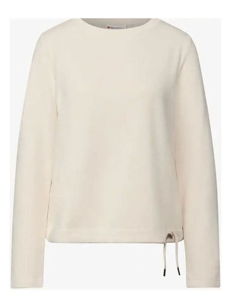 Street One Sweter w kolorze kremowym rozmiar: 40. Brązowe swetry klasyczne damskie Street One, bez kołnierzyka. Za 162.49 zł.