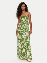 ONLY Sukienka letnia Hera 15342740 Zielony Regular Fit. Zielone sukienki damskie Only, bez wzorów, z wiskozy, bez ramiączek. Za 169.99 zł.