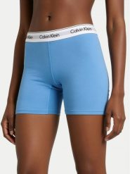 Calvin Klein Underwear Bokserki LV00QF8528 Błękitny. Niebieskie bokserki damskie Calvin Klein Underwear, bez wzorów, z bawełny. Za 129.99 zł.