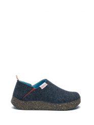 Comfortfusse Wełniane kapcie w kolorze granatowym rozmiar: 39. Niebieskie kapcie damskie Comfortfüße, z materiału. Za 158.10 zł.