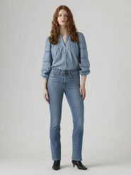 Levi's Dżinsy "725" - Bootcut fit - w kolorze niebieskim rozmiar: W30/L30. Niebieskie jeansy damskie Levi's. Za 232.15 zł.