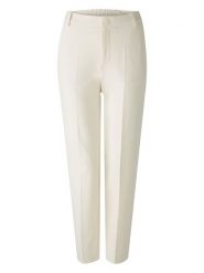 Oui Spodnie w kolorze kremowym rozmiar: 42. Brązowe spodnie materiałowe damskie Oui, bez wzorów, z materiału. Za 152.99 zł.