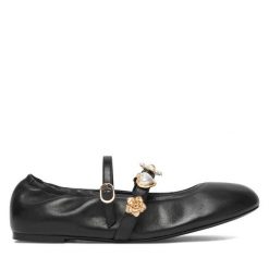 Baleriny Stuart Weitzman. Czarne balerinki damskie Stuart Weitzman, bez wzorów. Za 2,079.00 zł.