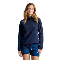 Slam Techniczna Bluza Z Kapturem Foil Ws Damskie. Niebieskie bluzy damskie SLAM, s, bez wzorów, z lycry, z kapturem. Za 650.99 zł.