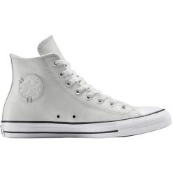Adidasy Converse Chuck Taylor All Star, Dla obu płci. Szare obuwie sportowe casual damskie Converse, ze skóry ekologicznej, bez zapięcia. Za 590.00 zł.
