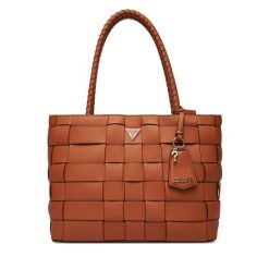 Torebka Guess. Brązowe torebki klasyczne damskie Guess, bez dodatków. Za 469.99 zł.