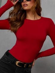 LA Angels Koszulka w kolorze czerwonym rozmiar: L. Czerwone koszulki damskie LA Angels, l, bez wzorów, bez kołnierzyka, bez ramiączek. Za 113.99 zł.