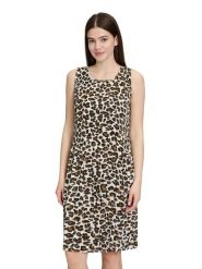 Vera Mont Sukienka w kolorze kremowo-jasnobrązowym rozmiar: 40. Brązowe sukienki damskie Vera Mont, bez wzorów, bez ramiączek. Za 173.99 zł.