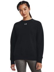 Under Armour Bluza "Rival" w kolorze czarnym rozmiar: M. Czarne bluzy damskie Under Armour, m, bez wzorów, bez kaptura. Za 172.08 zł.