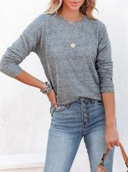 LA Angels Koszulka w kolorze szarym rozmiar: M. Szare koszulki damskie LA Angels, m, bez wzorów, bez kołnierzyka, bez ramiączek. Za 113.36 zł.