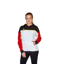 Sweat bluza z kapturem dla kobiet Erima Change. Białe bluzy damskie Erima, na zimę, bez wzorów, z kapturem. W wyprzedaży za 281.50 zł.