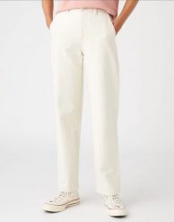 WRANGLER CASEY JONES CHINO DAMSKIE SPODNIE MATERIAŁOWE 112145915. Spodnie materiałowe damskie Wrangler, bez wzorów, z materiału. Za 189.99 zł.