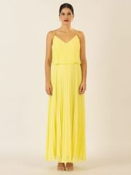 APART Sukienka w kolorze żółtym rozmiar: 44. Żółte sukienki damskie Apart, bez wzorów, bez ramiączek. Za 260.99 zł.