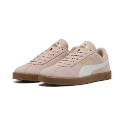 Sneakersy zamszowe unisex PUMA Club II PUMA Rose Quartz White Pink. Białe obuwie sportowe damskie Puma, z zamszu, bez zapięcia, trekkingowe. Za 279.00 zł.