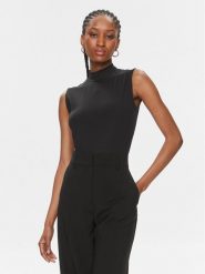Calvin Klein Body Stretch Jersey Body K20K206900 Czarny Slim Fit. Czarne body i gorsety Calvin Klein, bez wzorów, z jersey. Za 329.99 zł.