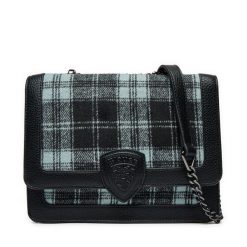 Torebka Blauer. Czarne listonoszki damskie Blauer, bez wzorów, bez dodatków. Za 249.99 zł.