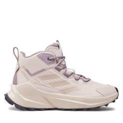 Trekkingi adidas. Czerwone obuwie sportowe damskie Adidas, bez zapięcia, trekkingowe, Adidas Terrex. Za 629.99 zł.