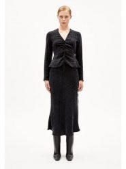 Armedangels Bluzka "Anayaa" w kolorze czarnym rozmiar: S. Czarne bluzki damskie ARMEDANGELS, s, bez wzorów, z lyocellu, bez kołnierzyka, bez ramiączek. Za 165.31 zł.