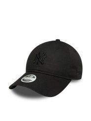 New Era Czapka z daszkiem New York Yankees Bow Back 9TWENTY 60667704 Czarny. Czarne czapki z daszkiem damskie New Era, bez wzorów, z bawełny. Za 119.99 zł.
