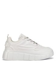 DeeZee Sneakersy WAG1371703A Szary. Szare obuwie sportowe damskie DeeZee, ze skóry, bez zapięcia. Za 127.99 zł.