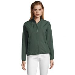 Kurtka Damska Radian Soft Shell. Czerwone kurtki damskie SOL'S, s, bez wzorów, bez kaptura. Za 182.99 zł.