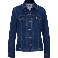 Kurtka dżinsowa. Niebieskie kurtki damskie bonprix, bez wzorów, bez kaptura. Za 132.99 zł.