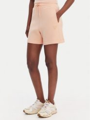 Guess Szorty sportowe V2YD10 K7UW2 Pomarańczowy Regular Fit. Brązowe spodenki sportowe damskie Guess, xs, z aplikacjami, z wiskozy. Za 259.99 zł.